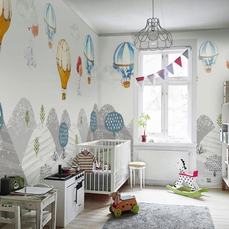 Teenager-Babyzimmer-Tapete | Wandtapete