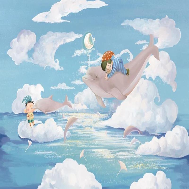 Dolphin Wallpaper Poster | Murals Wallpaper