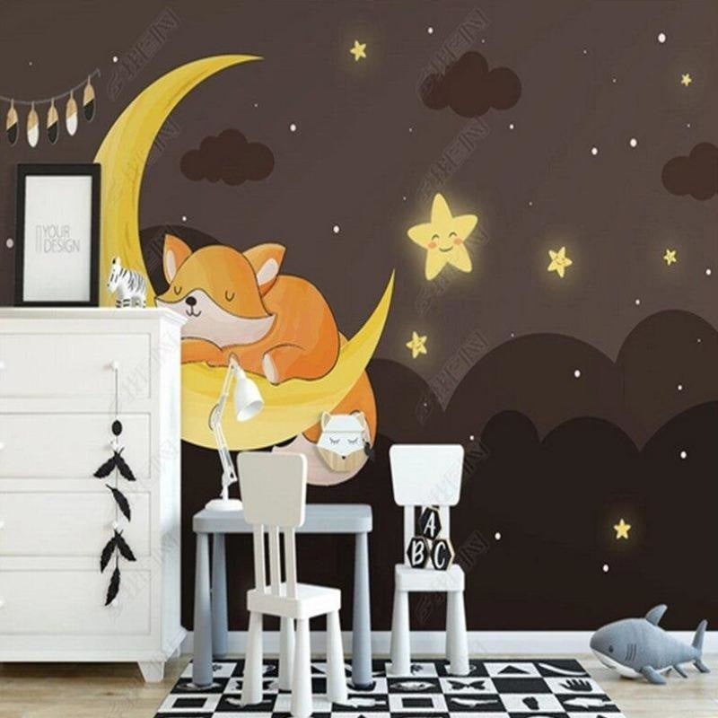 Sternentapete fürs Schlafzimmer | Wandtapete