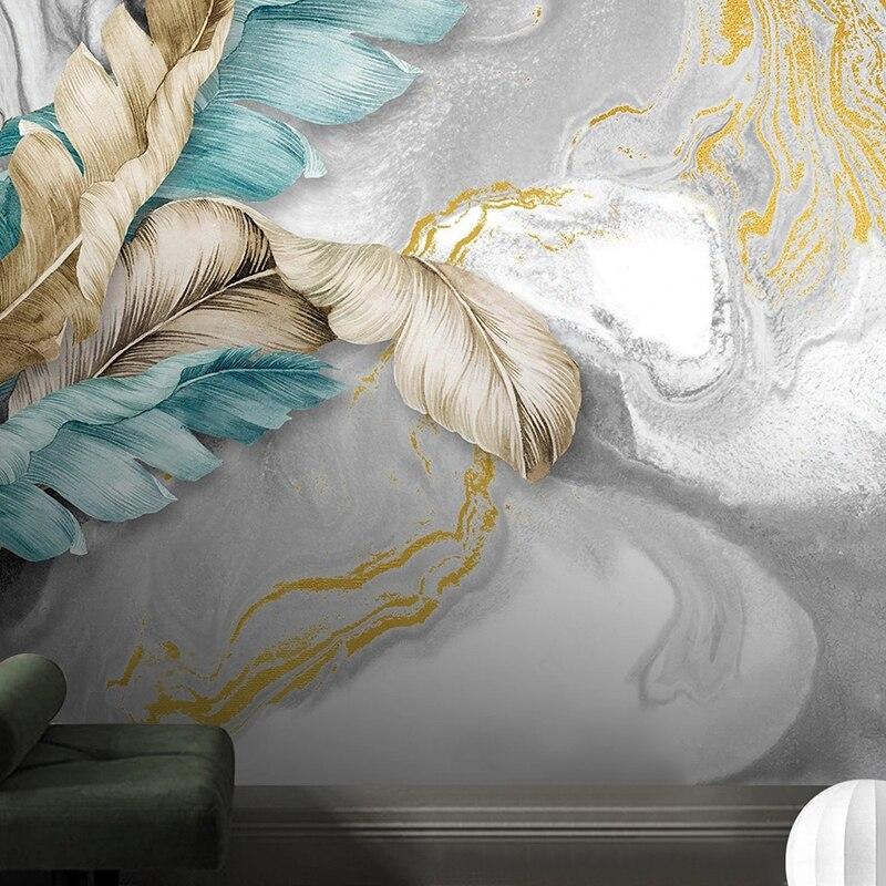 Kopfteil-Blatttapete | Wandtapete