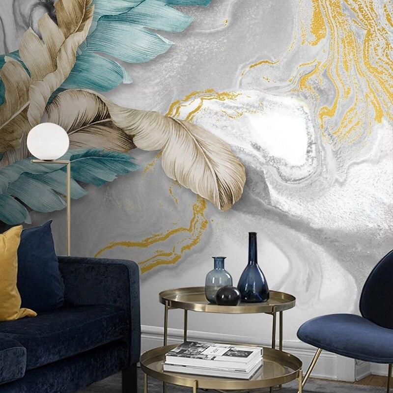 Headboard Leaf Wallpaper | Murals Wallpaper