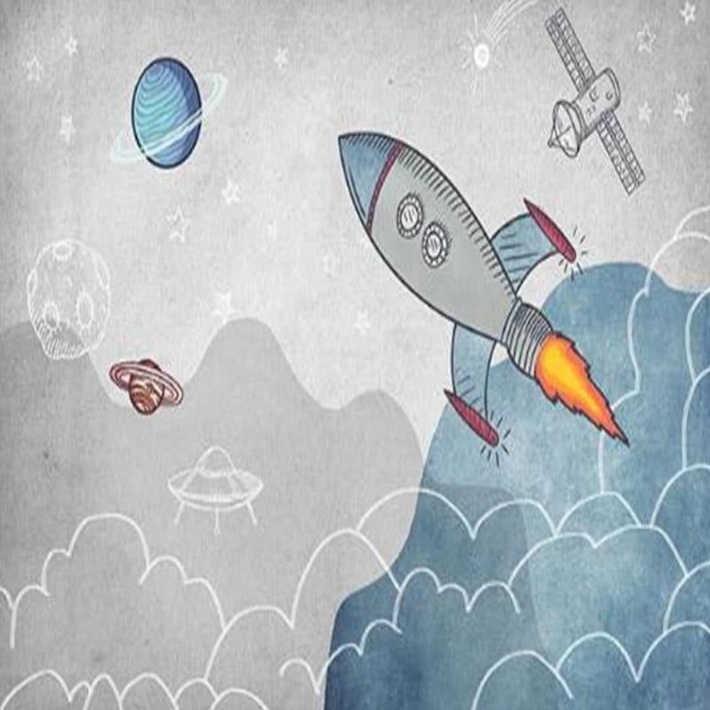 Raketen-Tapete | Wandbild-Tapete