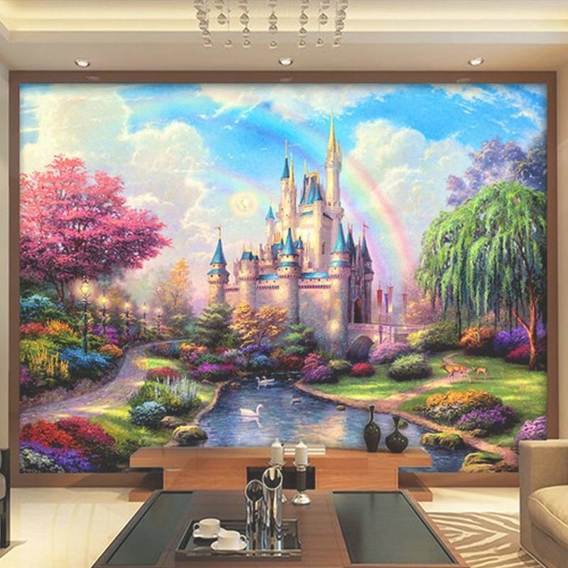 Giant Princess Castle Wallpaper | Murals Wallpaper