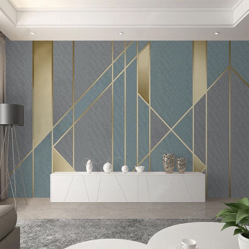 Mural Scandinavian Geometric Wallpaper