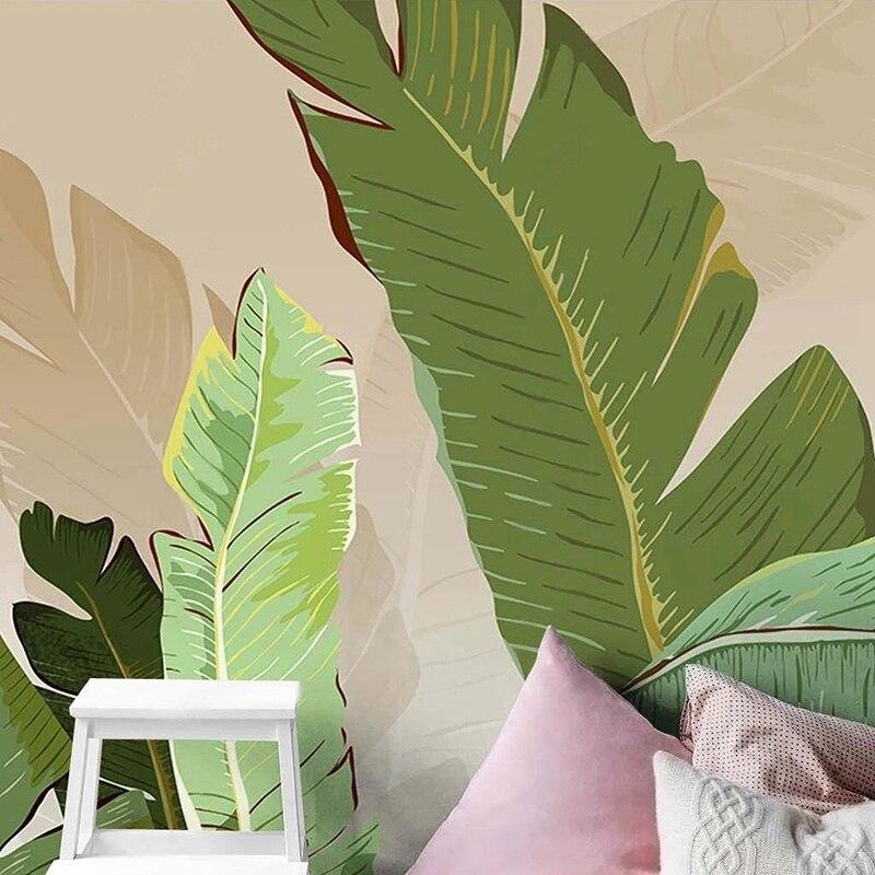 Large Leaf Wallpaper | Murals Wallpaper