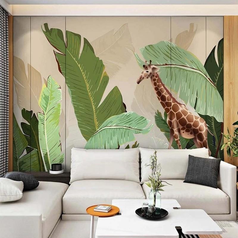 Large Leaf Wallpaper | Murals Wallpaper