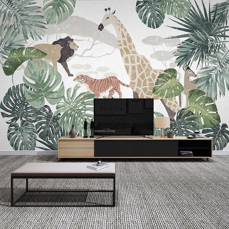 Jungle Baby Wallpaper | Murals Wallpaper