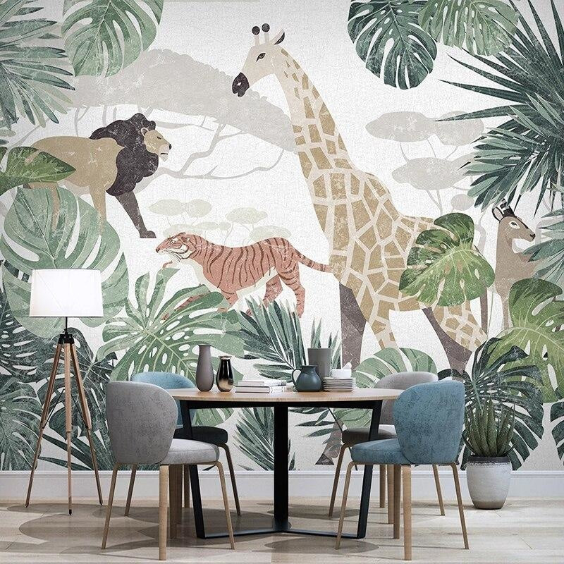 Jungle Baby Wallpaper | Murals Wallpaper