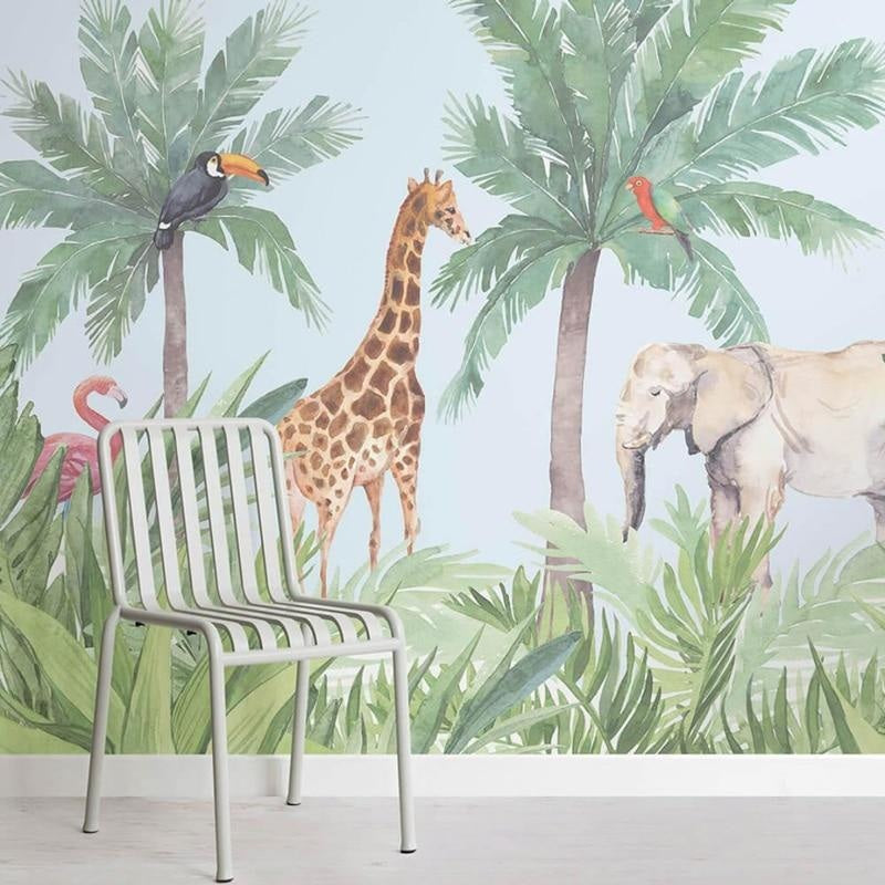 Jungle Wallpaper Baby Room | Murals Wallpaper