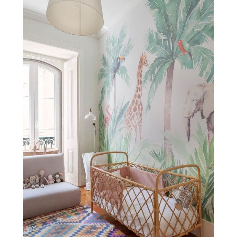 Jungle Wallpaper Baby Room | Murals Wallpaper