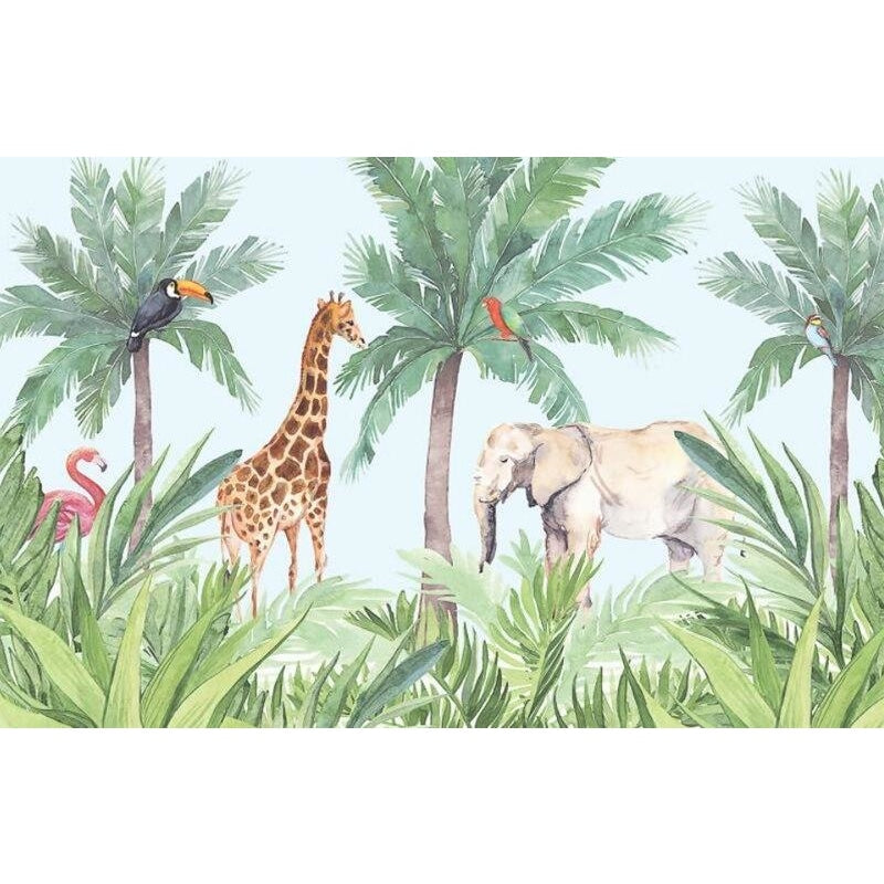 Jungle Wallpaper Baby Room | Murals Wallpaper