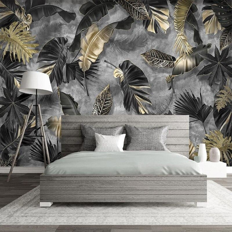Jungle Wallpaper Black Background | Murals Wallpaper