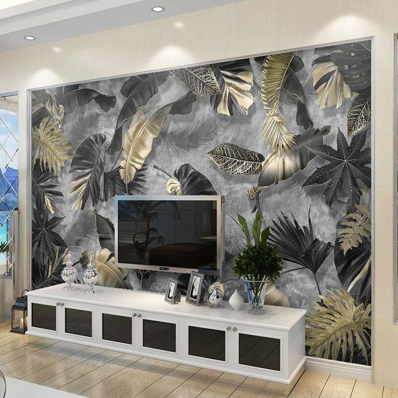 Jungle Wallpaper Black Background | Murals Wallpaper