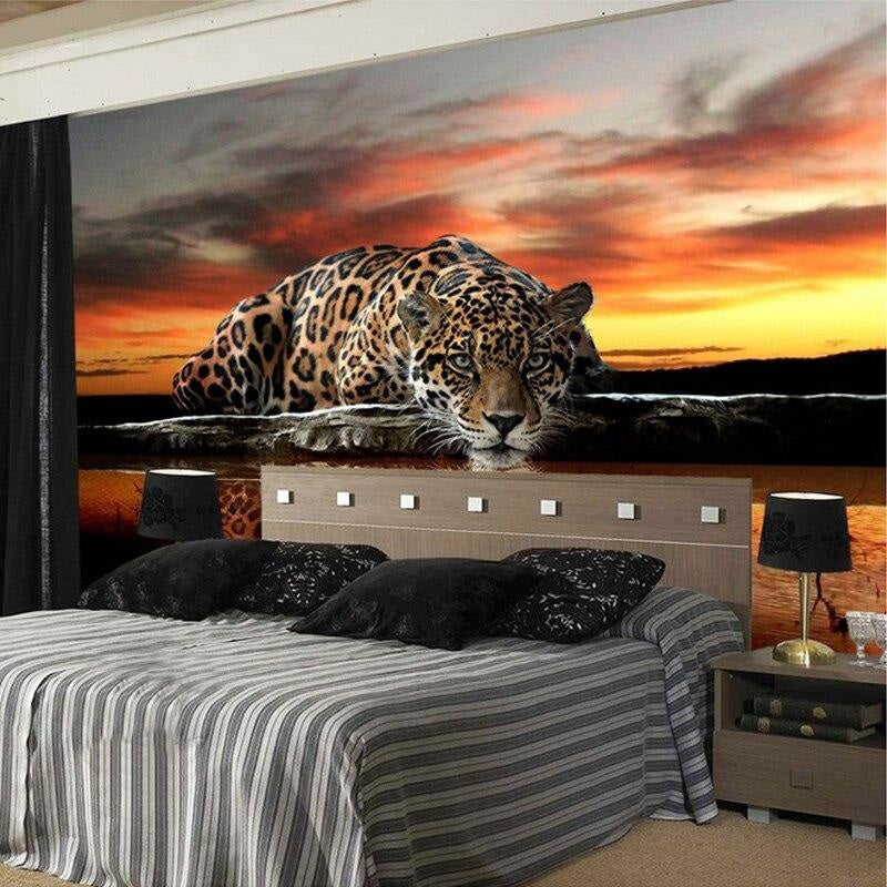 Mural Leopard Wallpaper