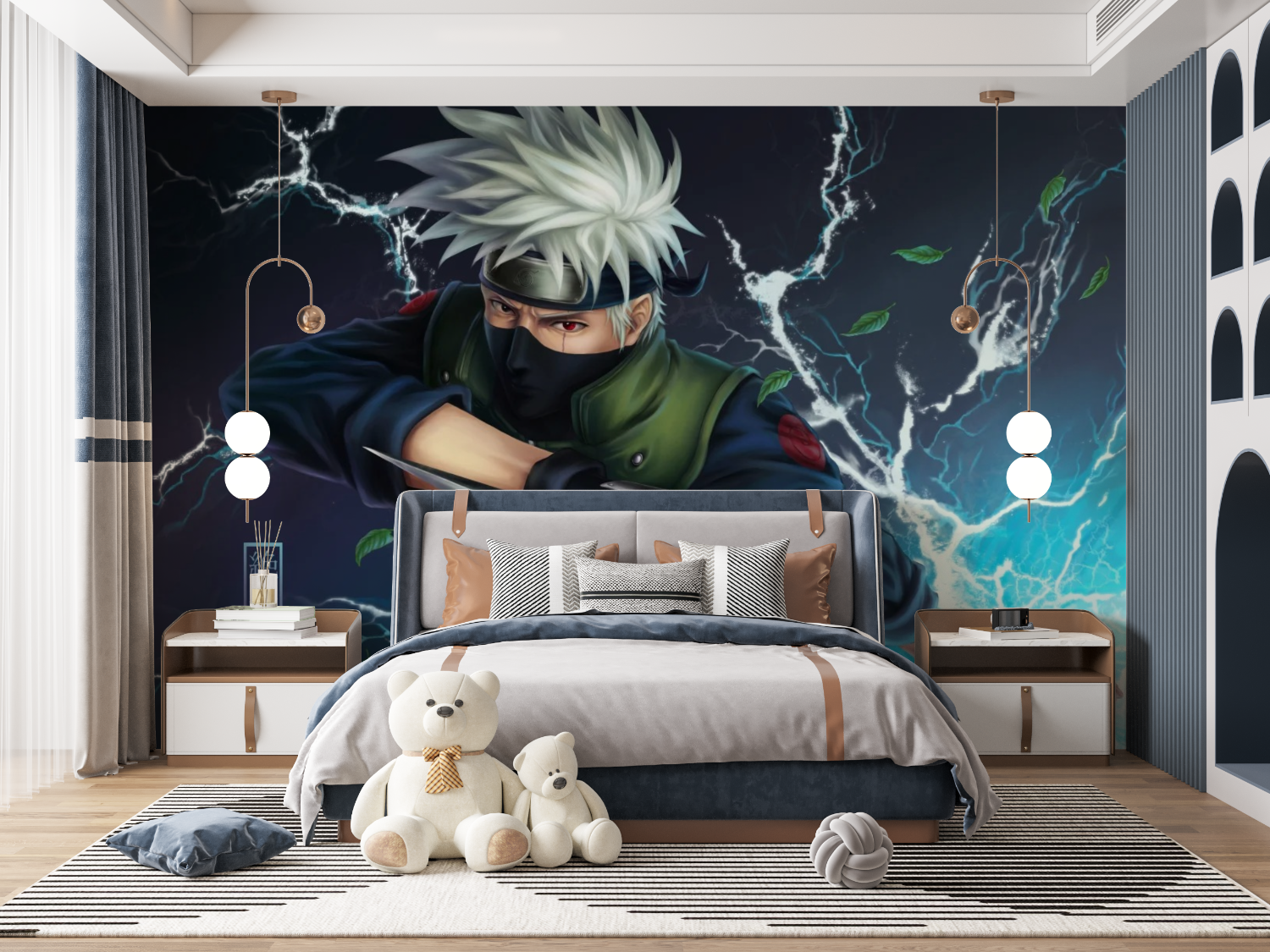 Mural Naruto Manga Wallpaper