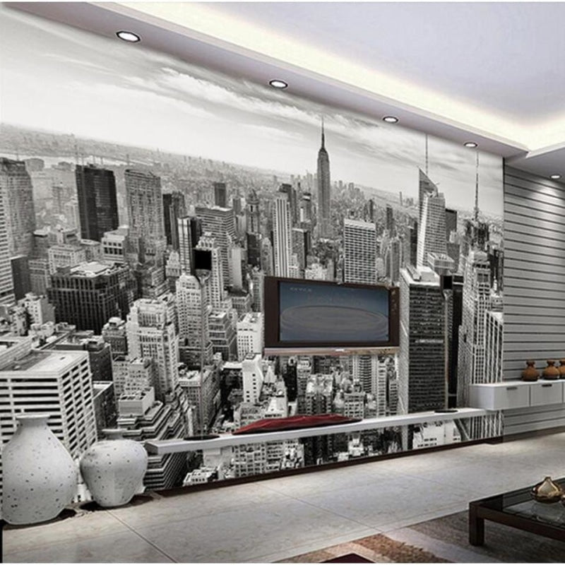 Papiergemälde New York Noir et Blanc