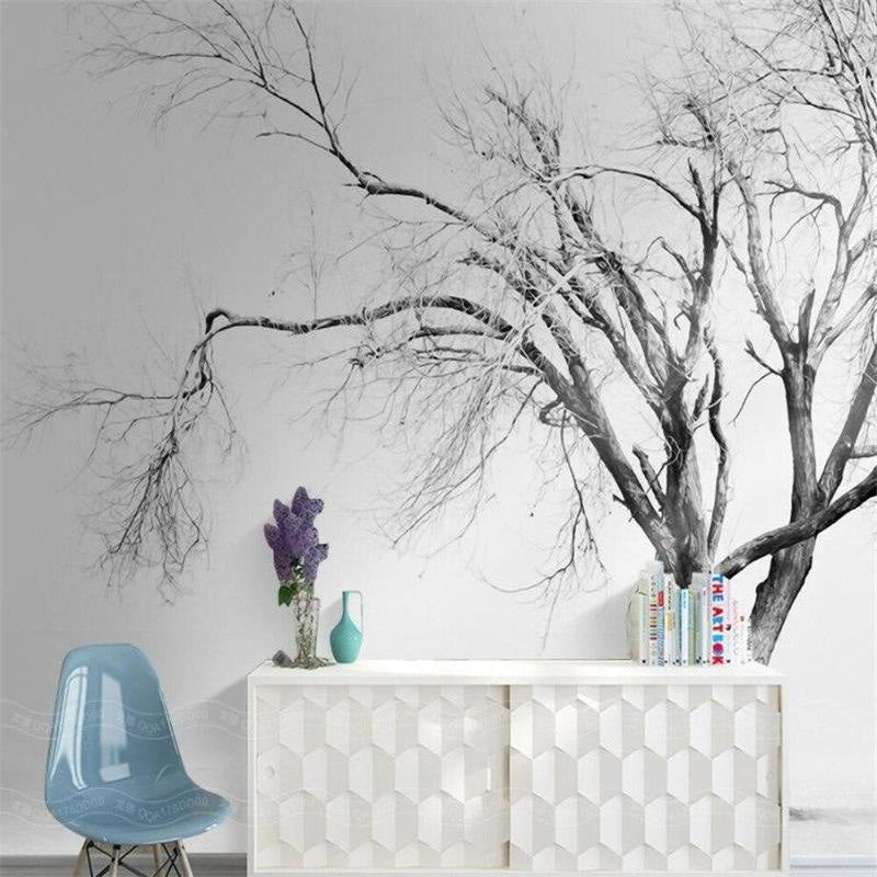 Papier Peint Noir und Blanc Arbre