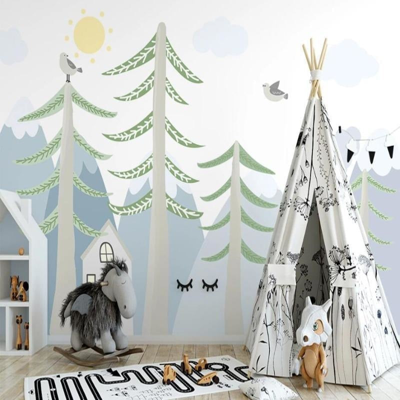 Baby Bird Wallpaper | Murals Wallpaper