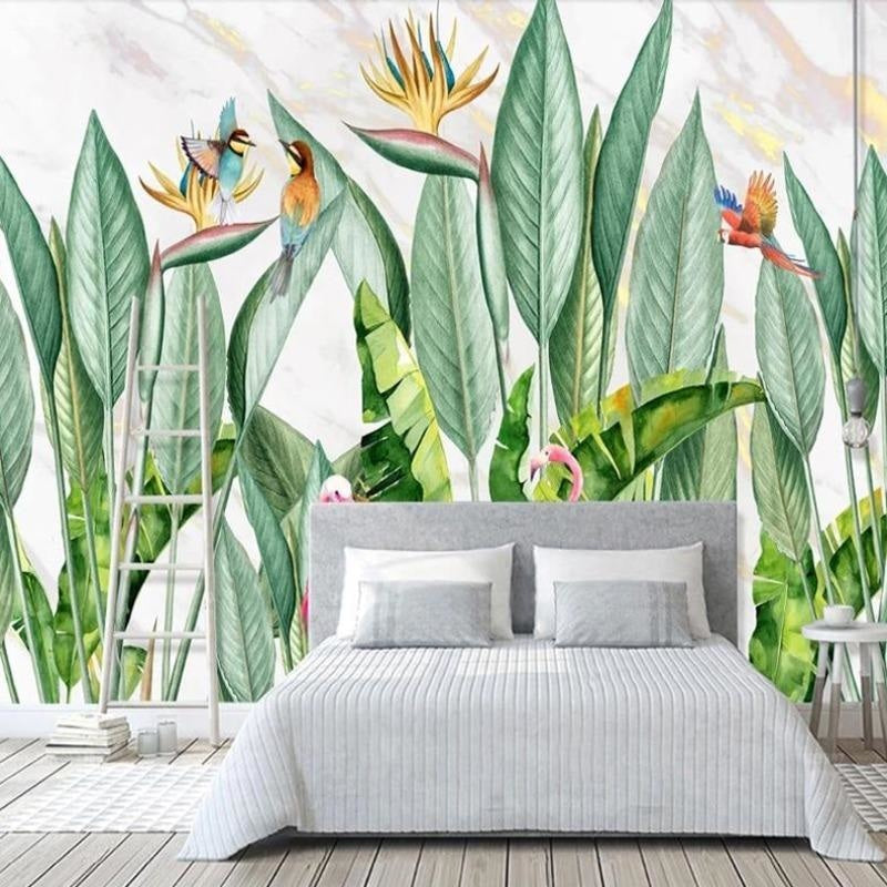 Paradies Vögel Tapete | Wandbilder Tapete