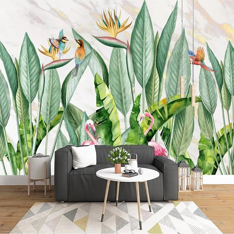 Paradies Vögel Tapete | Wandbilder Tapete