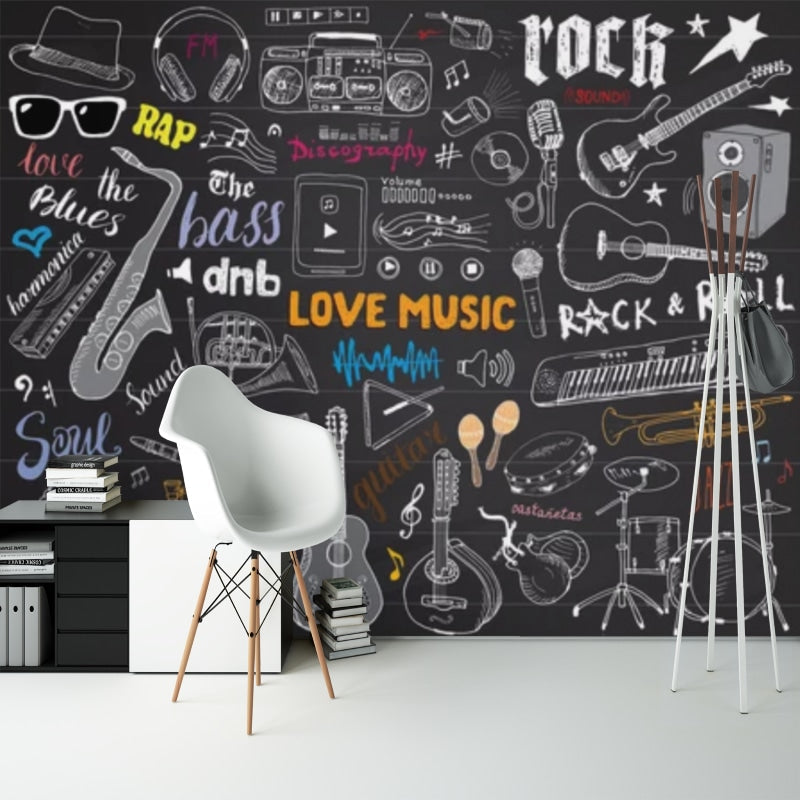 Rock-’n’-Roll-Tapete | Wandtapete