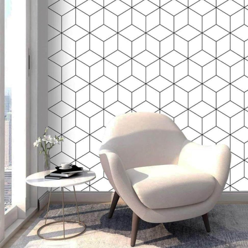 Skandinavische Tapete für Wohnzimmer | Wandbilder Tapete