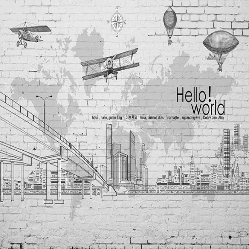 World Traveler Wallpaper | Murals Wallpaper