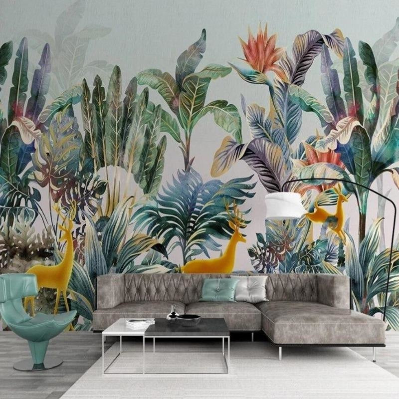 Chic Tropical Wallpaper | Murals Wallpaper