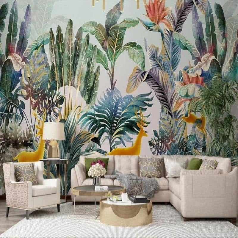 Chic Tropical Wallpaper | Murals Wallpaper