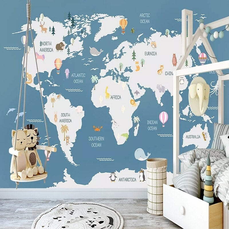 XXL World Map Wallpaper | Murals Wallpaper