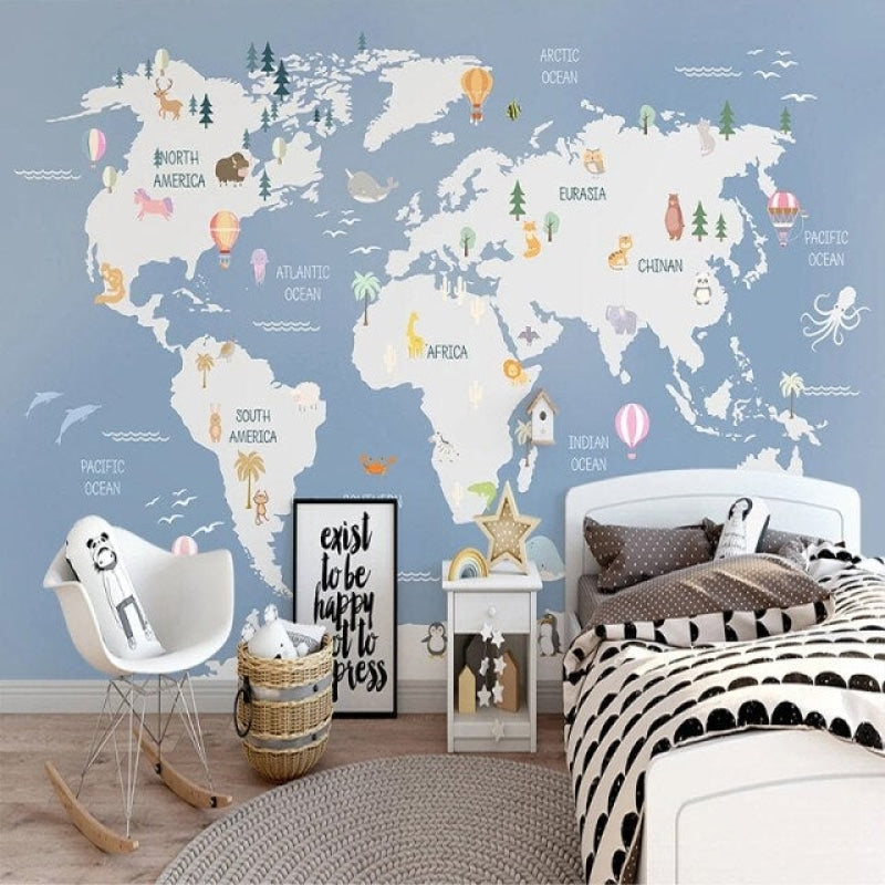 XXL World Map Wallpaper | Murals Wallpaper