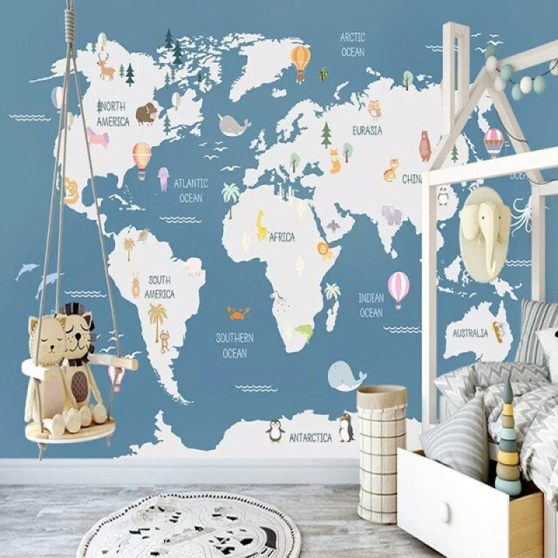 XXL World Map Wallpaper | Murals Wallpaper