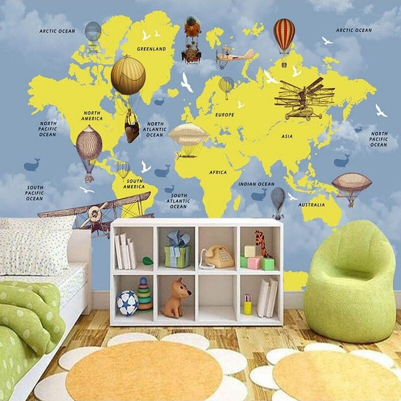 XXL World Map Wallpaper | Murals Wallpaper