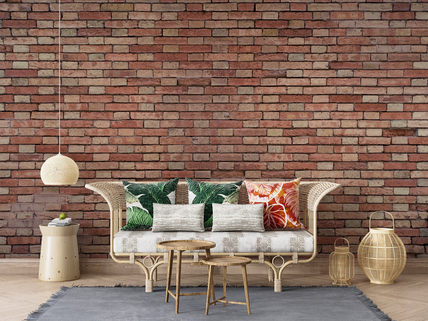 Papier Peint 3D Imitation Brique