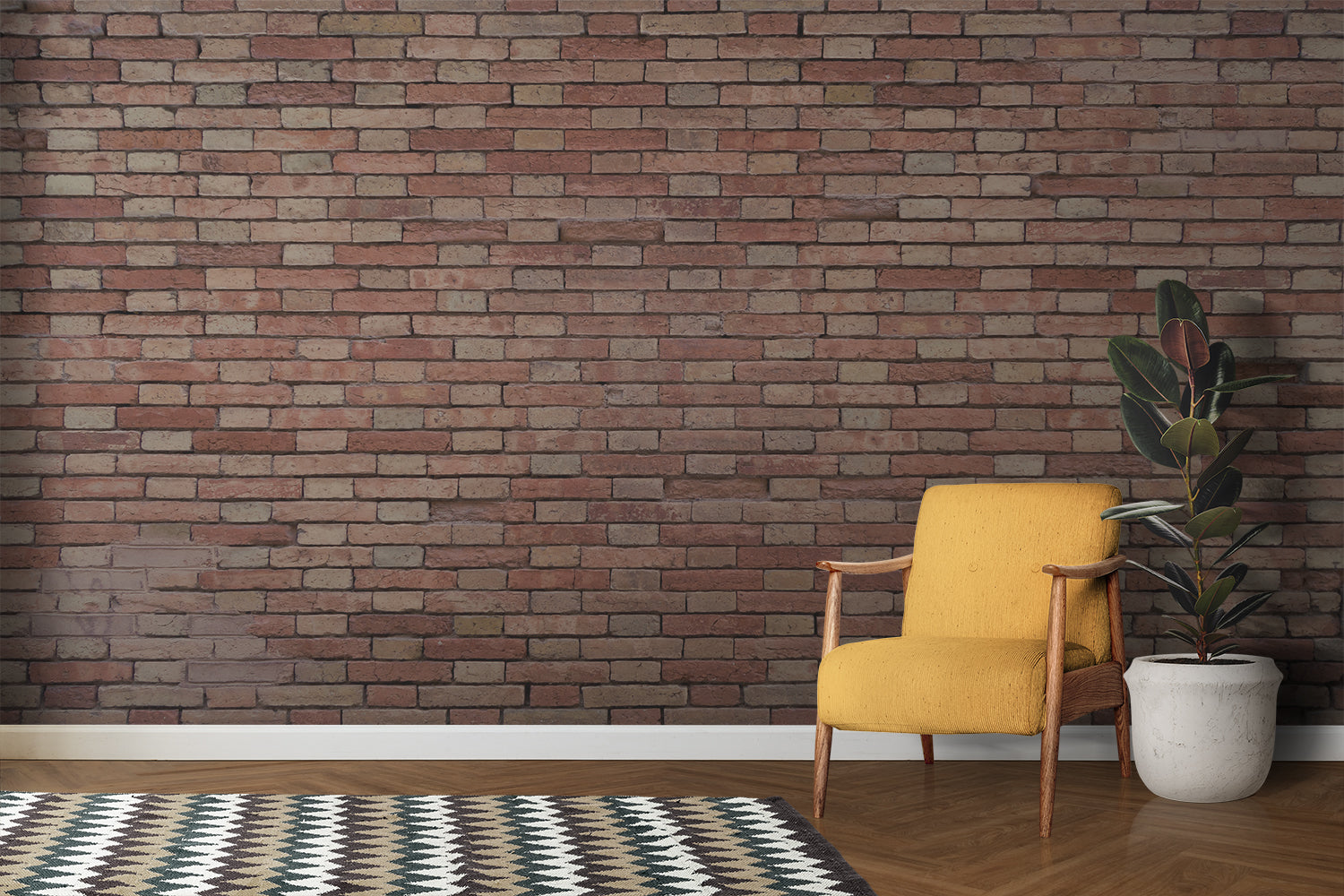 Papier Peint 3D Imitation Brique