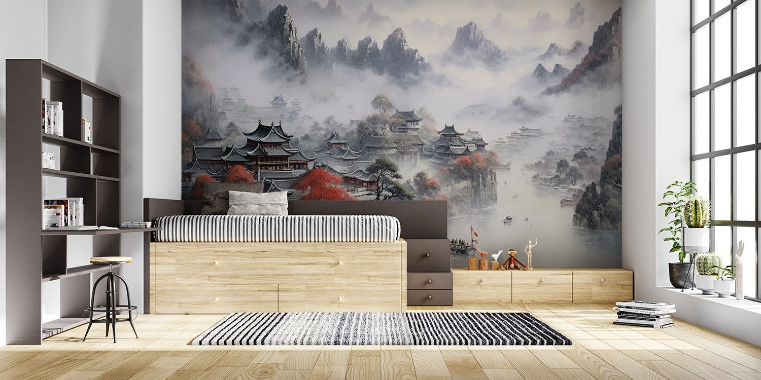 Papier Peint 3D Japonais