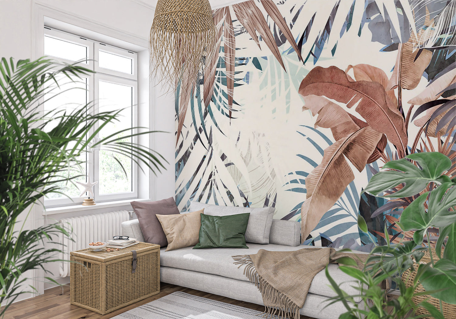 Exotic Jungle Foliage Wallpaper | Murals Wallpaper
