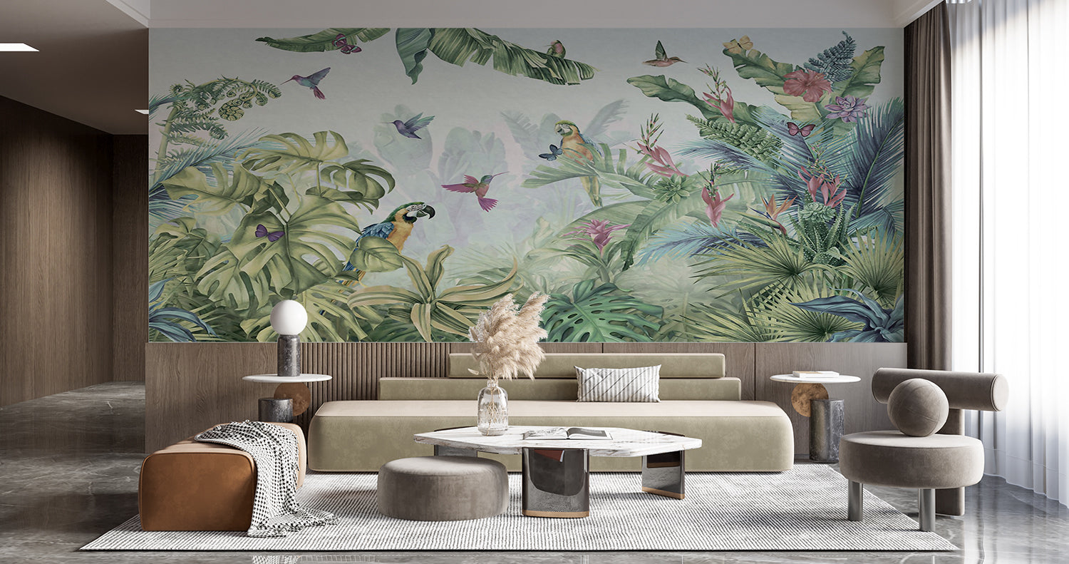 Forest Birds Wallpaper | Murals Wallpaper