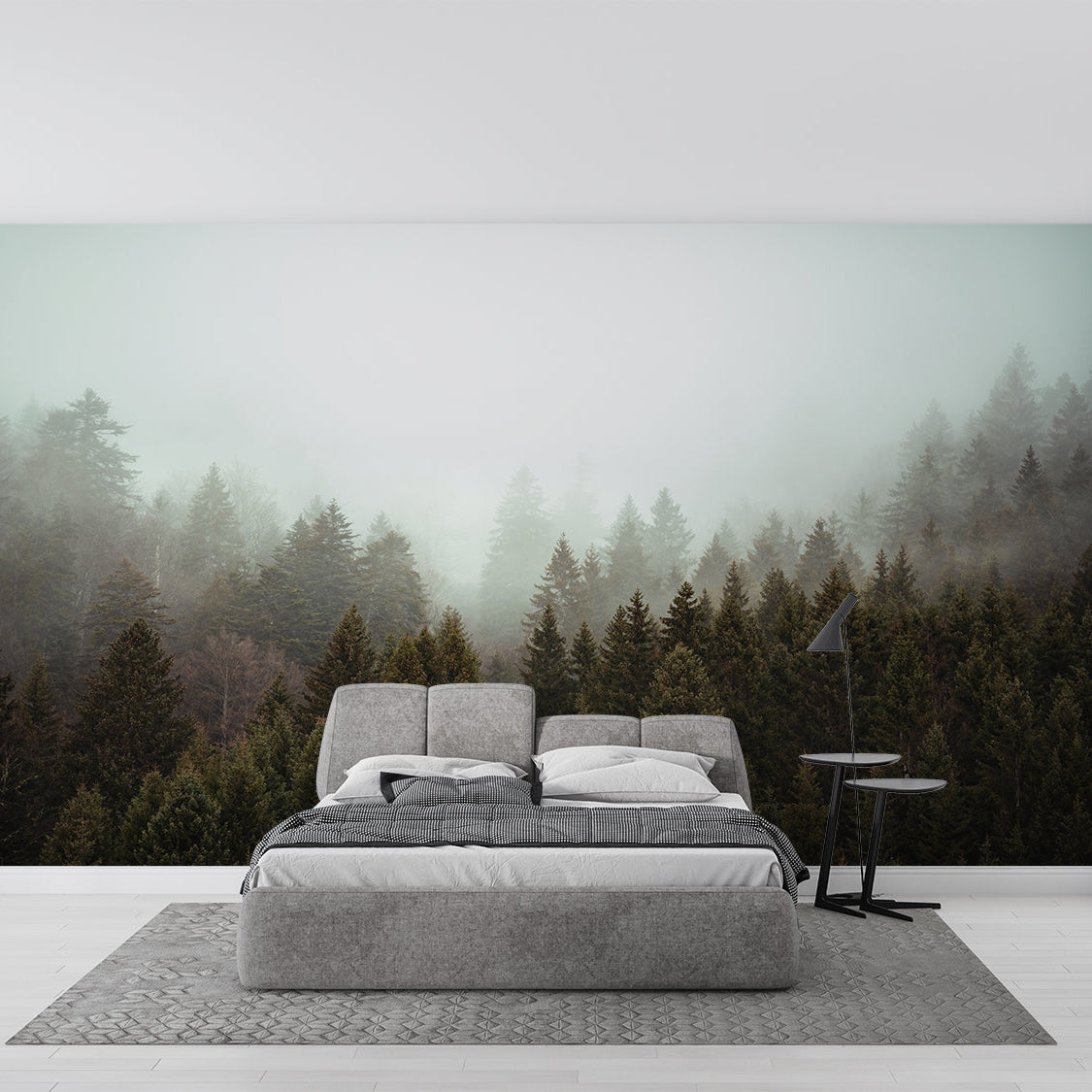 Papier Peint Foret Sapin