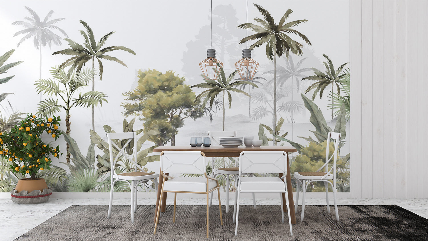 Tropical Forest Wallpaper | Murals Wallpaper