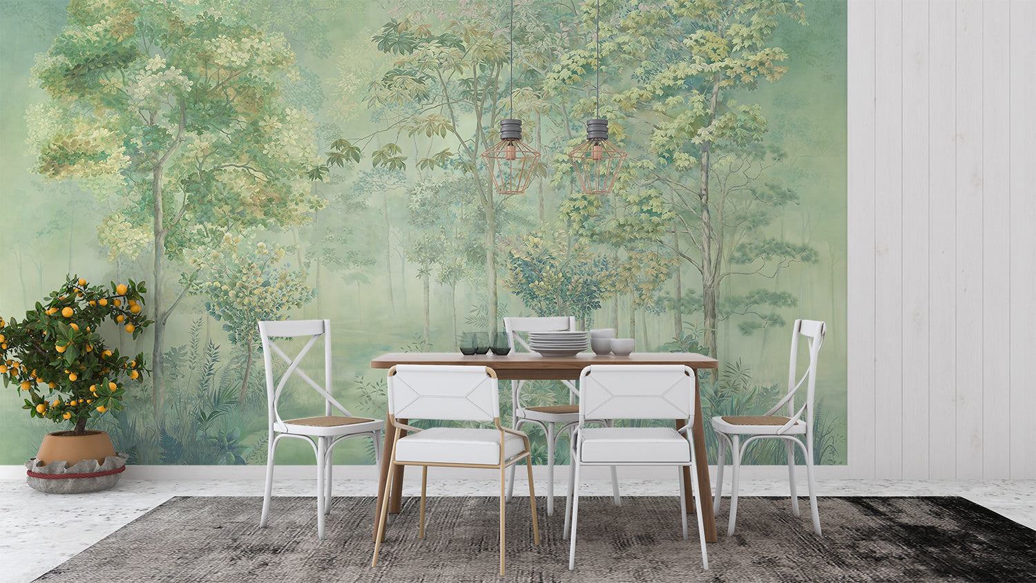 Waldtapete als Wandbild | Murals Wallpaper