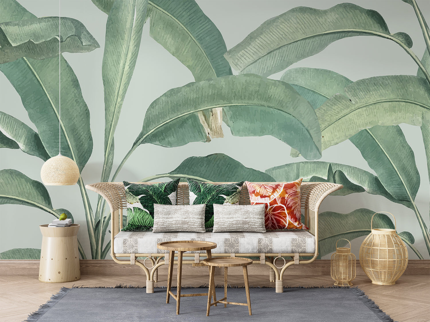 Vliestapete – Laubwerk | Wandtapete