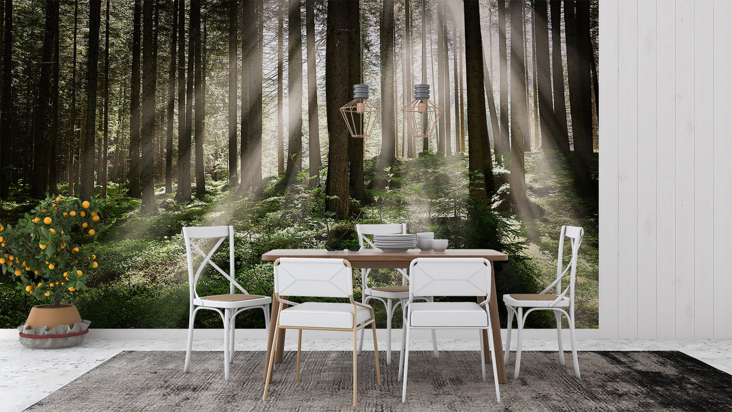Non-Woven Forest Wallpaper | Murals Wallpaper
