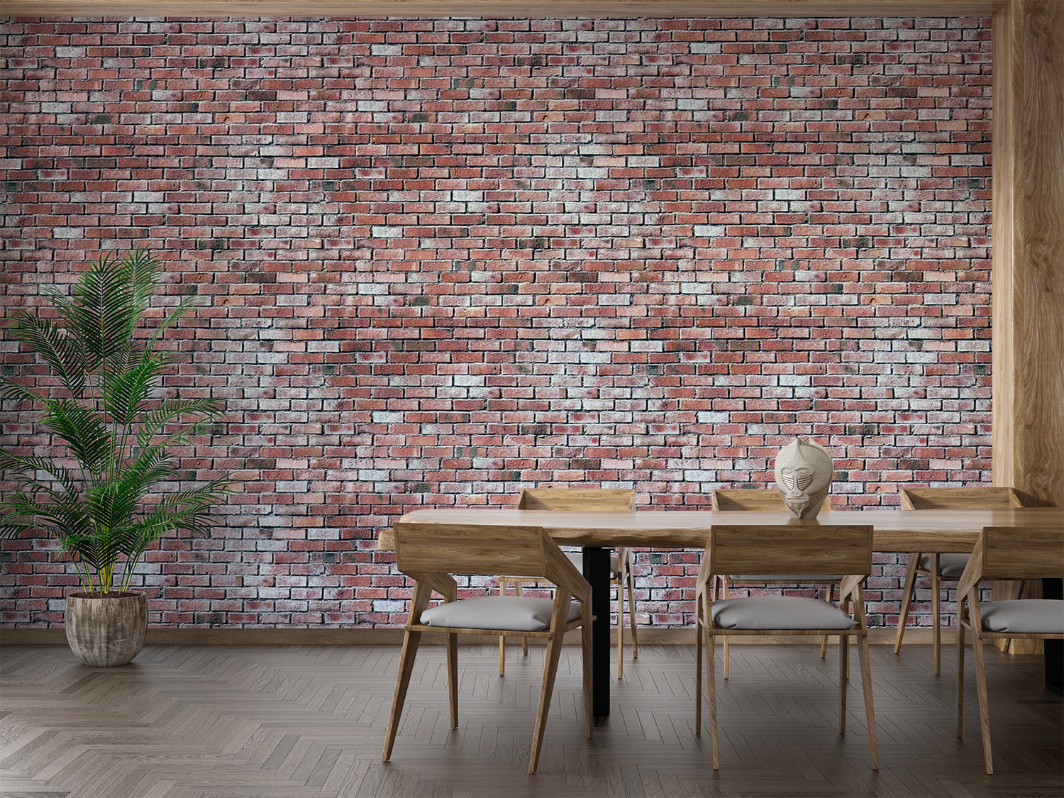 Textured Wallpaper with 3D Brick Effect | Murals Wallpaper