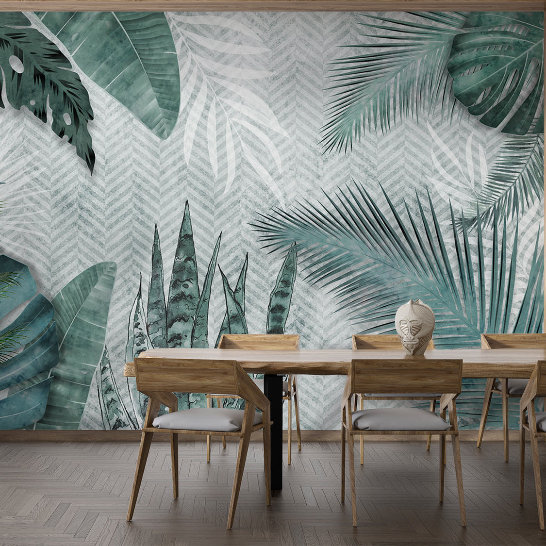 Mural Panoramic Foliage Wallpaper