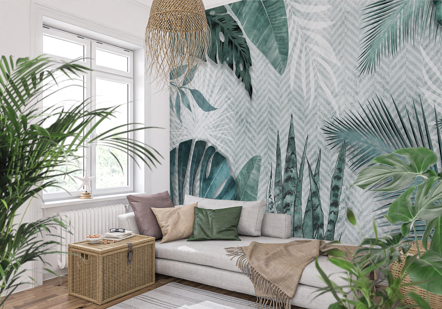 Papier Peint Panoramique Feuillage