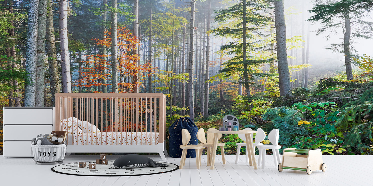 Wandbild Waldtapete Poster
