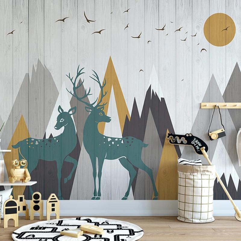 Classic Boy Wallpaper Deer and Woods | Murals Wallpaper