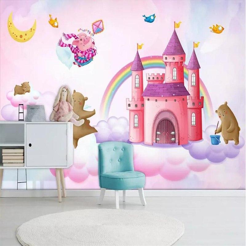 Princess Castle Wallpaper in the Sky | Murals Wallpaper