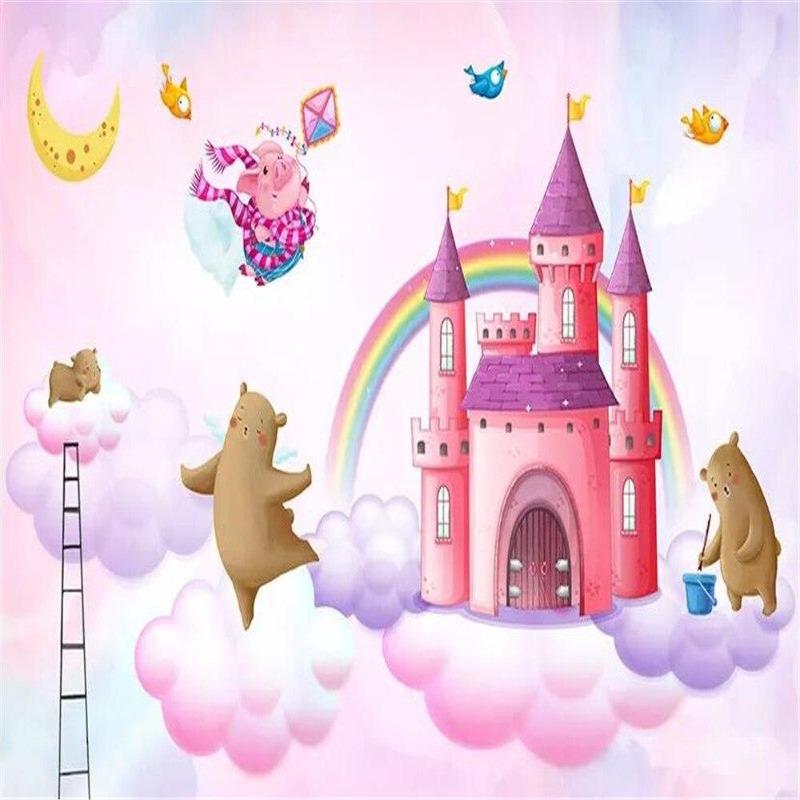 Princess Castle Wallpaper in the Sky | Murals Wallpaper